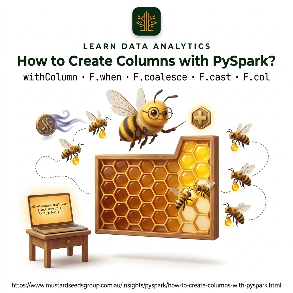 How to Create Columns with PySpark